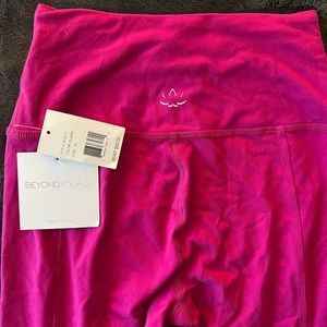 Fuchsia Leggings w/ Cutout Details